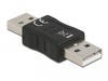 Delock 65011, DeLOCK - Gender Changer USB - USB Typ A, 4-polig (M) - USB Typ A,