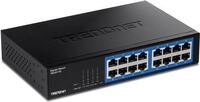 TRENDnet TEG S17D - Switch - 16 x 10/100/1000 - an Rack montierbar
