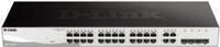 D-Link Web Smart DGS-1210-28 - Switch - managed - 24 x 10/100/1000 + 4 x Gigabit SFP
