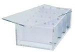 MAUL Acryl Visitenkartenbox, glasklar, inkl. A-Z Register mit Magnetverschlu&szlig;,