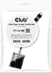 Club 3D USB 3.1 Type C to HDMI 2.0 UHD 4K Active Adapter - Externer Videoadapter -