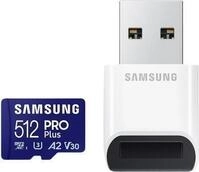 Samsung PRO Plus MB-MD512SB - Flash-Speicherkarte - 512 GB - A2 / Video Class V30 /
