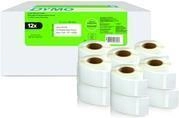 DYMO LW-R&uuml;cksendeetiketten Gro&szlig;pack. 25x54mm 12Rl 500St/Rol (2177563)
