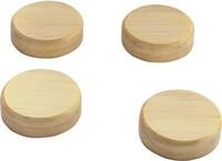 4 SIGEL Magnete braun &Oslash; 3,3 x 0,9 cm (BA210)