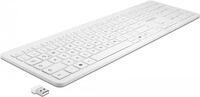 DeLOCK - Tastatur - kabellos - 2,4 GHz - QWERTZ - Deutsch - wei&szlig; - retail (12014)