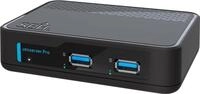 SEH utnserver Pro - Schwarz - Ethernet-LAN - IEEE 802.1Q,IEEE 802.1x,IEEE 802.3,IEEE
