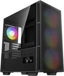DeepCool CH560 DIGITAL Midi-Tower Geh&auml;use Schwarz ATX E-ATX ARGB-L&uuml;fter LCD