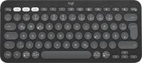 Logitech Pebble Keys 2 K380s - Tastatur - kabellos - Bluetooth LE - QWERTZ - Deutsch