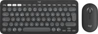 Logitech Pebble 2 Combo - Tastatur-und-Maus-Set - kabellos - Bluetooth LE - QWERTZ -