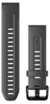 Garmin - QUICKFIT Silikon Armband (2-teilig) 20 mm Breite, 110 mm L&auml;nge - Graphit