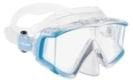 Cressi - Liberty Triside - Tauchmaske - Farbe: Clear/Blue/Silver