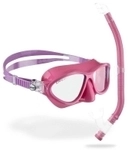 Cressi - Moon + Top Schnorchel-Kombiset Junior - 7 bis 15 Jahre - Farbe: Lila