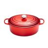 Le Creuset Signature Bräter oval 33 cm ofenrot, Emaille hell 24147265016