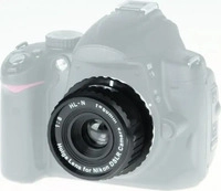 Holga 8/60 mm MF Nikon F-Mount, Objektiv f&uuml;r Nikon (D)SLR Kamera