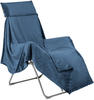 Lafuma Flocon Decke für Relaxliege Farbe fjord blau 100% Polyester