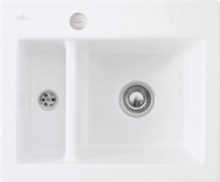 Villeroy & Boch 67802FRW Subway 60 XM flat Stone White Keramiksp&uuml;le Excenter