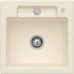 Villeroy & Boch 33452FFU Siluet 50 S flat Ivory Keramiksp&uuml;le Excenterbet&auml;tigung