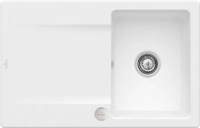 Villeroy & Boch 33342FRW Siluet 45 flat Stone White Keramiksp&uuml;le Excenterbet&auml;tigung
