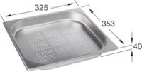 Villeroy & Boch 829905K1 Dampfgarschale 2/3 Edelstahl