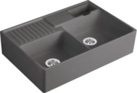 Villeroy & Boch 632392i4 Sp&uuml;lstein Doppelbecken Graphite Keramiksp&uuml;le