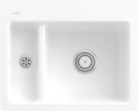 Villeroy & Boch 67801FR1 Subway 60 XM flat Wei&szlig; Alpin Keramiksp&uuml;le Handbet&auml;tigung