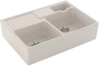 Villeroy & Boch 632391KR Sp&uuml;lstein Doppelbecken Crema Keramiksp&uuml;le...