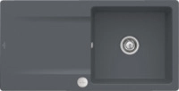 Villeroy & Boch 333602i4 Siluet 60 Graphite Keramiksp&uuml;le Excenterbet&auml;tigung