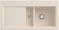 Villeroy & Boch 671201FU Subway 60 Ivory Keramiksp&uuml;le Handbet&auml;tigung Einbausp&uuml;le