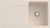 Villeroy & Boch 33351FFU Siluet 50 flat Ivory Keramiksp&uuml;le Handbet&auml;tigung
