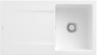 Villeroy & Boch 333501RW Siluet 50 Stone White Keramiksp&uuml;le Handbet&auml;tigung