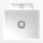 Villeroy & Boch 334502KG Siluet 50 S Snow White Keramiksp&uuml;le...