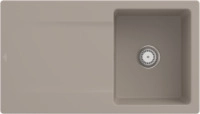 Villeroy & Boch 333501AM Siluet 50 Almond Keramiksp&uuml;le Handbet&auml;tigung Einbausp&uuml;le