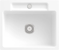 Villeroy & Boch 33461FRW Siluet 60 S flat Stone White Keramiksp&uuml;le Handbet&auml;tigung