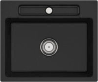 Villeroy & Boch 33461FJ0 Siluet 60 S flat Chromite Keramiksp&uuml;le Handbet&auml;tigung