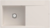 Villeroy & Boch 33521FKR Subway Style 50 Flat Crema Keramiksp&uuml;le Handbet&auml;tigung