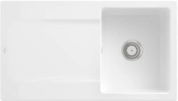 Villeroy & Boch 333501KG Siluet 50 Snow White Keramiksp&uuml;le Handbet&auml;tigung