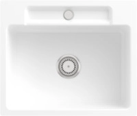 Villeroy & Boch 33461FR1 Siluet 60 S flat Wei&szlig; Alpin Keramiksp&uuml;le Handbet&auml;tigung