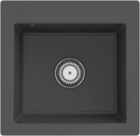 Villeroy & Boch 33151Fi4 Subway 50 S flat Graphite Keramiksp&uuml;le Handbet&auml;tigung