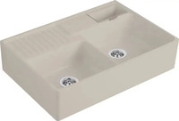 Villeroy & Boch 632392AM Sp&uuml;lstein Doppelbecken Almond Keramiksp&uuml;le