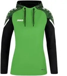 JAKO Kapuzensweat Performance (soft green/schwarz / Gr&ouml;&szlig;e 40 / Damen)