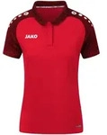 JAKO Polo Performance (rot/schwarz / Gr&ouml;&szlig;e 44 / Damen)