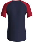 JAKO T-Shirt Iconic (marine/chili rot / Gr&ouml;&szlig;e 38 / Damen)