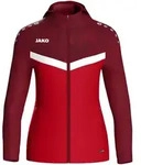JAKO Kapuzenjacke Iconic (rot/weinrot / Gr&ouml;&szlig;e 34 / Damen)