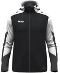 JAKO Kapuzenjacke Dynamic (schwarz/wei&szlig;/anthrazit / Gr&ouml;&szlig;e 116 / Kinder)