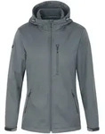 JAKO Softshelljacke Premium (steingrau / Gr&ouml;&szlig;e 128 / Kinder)