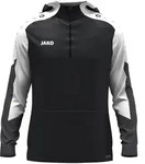 JAKO Zip Hoodie Dynamic (schwarz/wei&szlig;/anthrazit / Gr&ouml;&szlig;e 128 / Kinder)