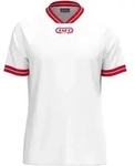 JAKO Trikot Retro kurzarm (wei&szlig;/rot / Gr&ouml;&szlig;e S / Unisex)