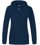 JAKO Kapuzenjacke Organic (marine / Gr&ouml;&szlig;e 38 / Damen)