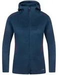JAKO Freizeitjacke Challenge mit Kapuze (marine meliert/maroon / Gr&ouml;&szlig;e 40 / Damen)