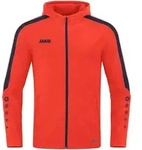 JAKO Kapuzenjacke Power (flame/marine / Gr&ouml;&szlig;e 128 / Kinder)